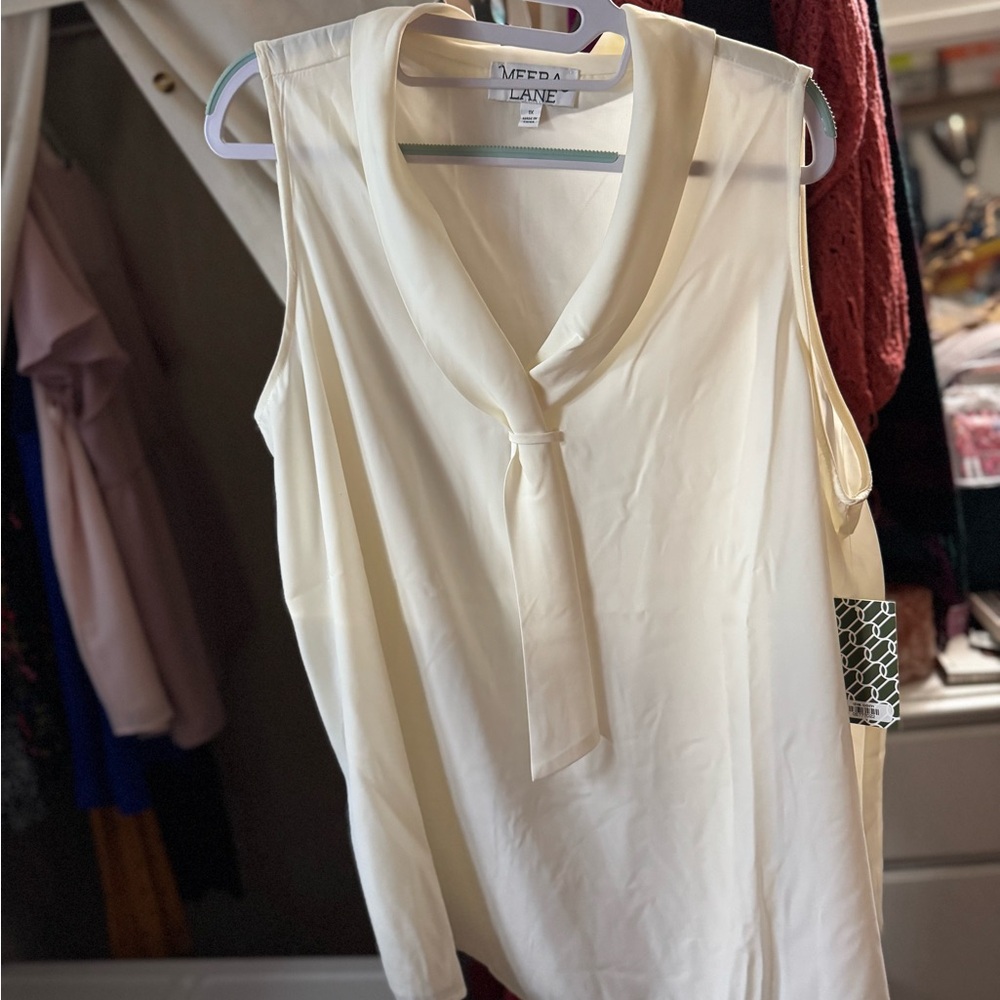 Meera Lane Sleeveless Blouse